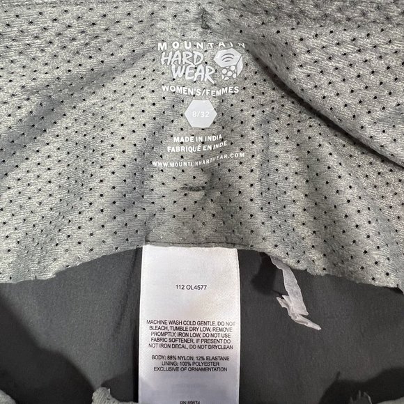 Mountain Hardwear Yuma Convertible Pants Women's Sz 8 / 32 Hiking Gray Flaw - Picture 4 of 12